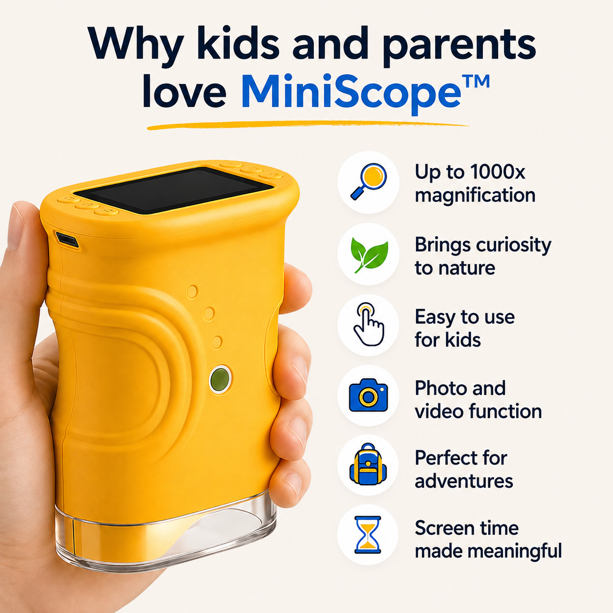 MiniScope - Kids Digital Microscope